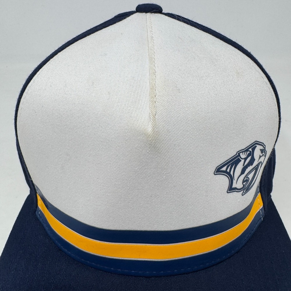 Mitchell & Ness Nashville Predators NHL Hockey Snapback Hat Cap Blue‎ - Picture 6 of 16